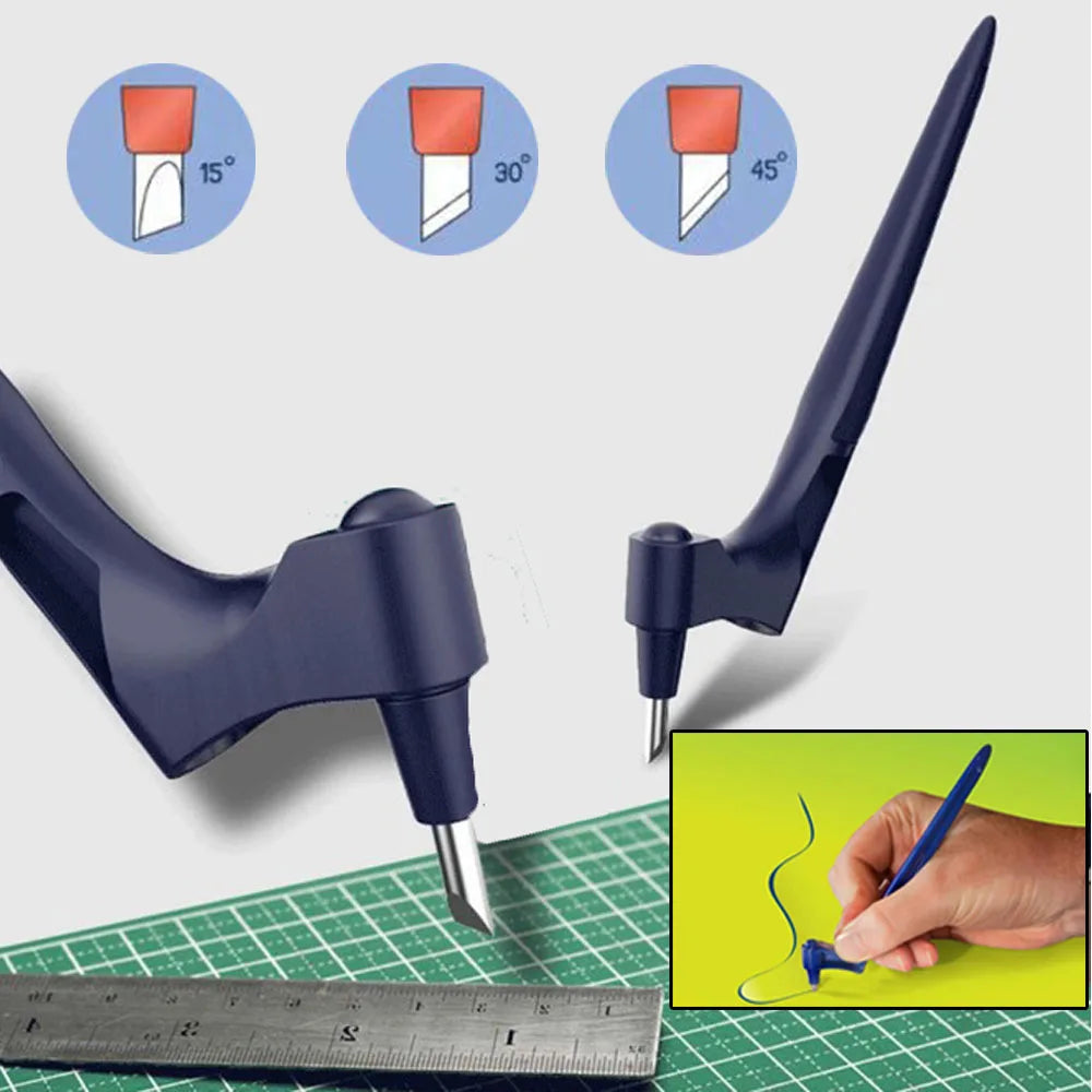 Gyro Cutting Tool – 360° Rotating, Precision Craft Knife for Scrapbooking & Vinyl Cutting