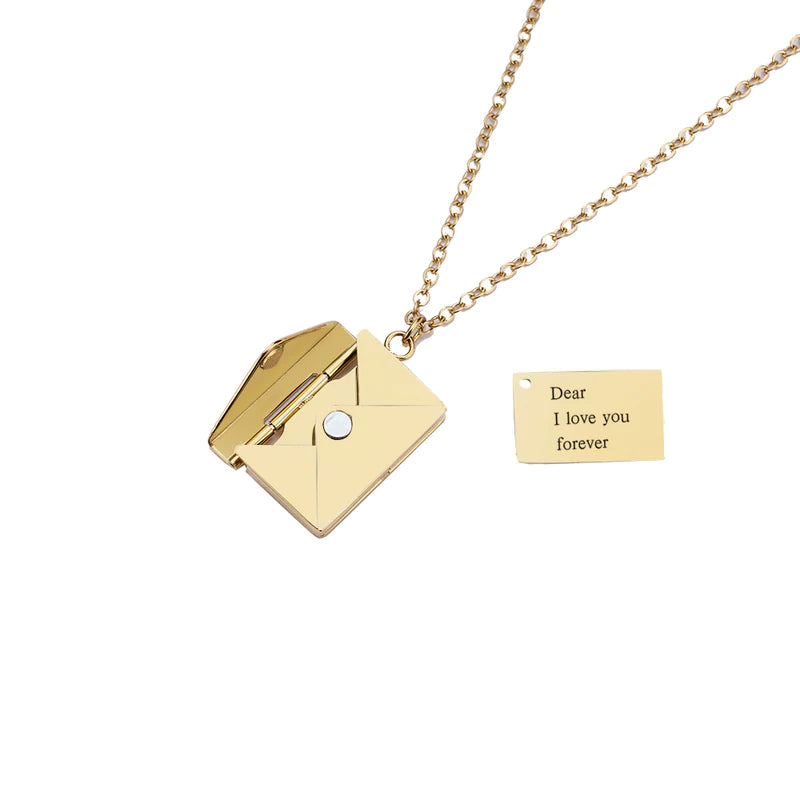 Personalized Love Letter Necklace - LoveInTheBox