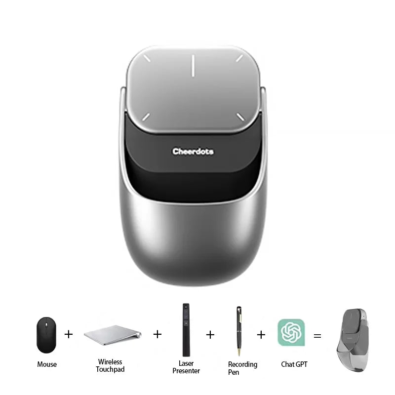 Premium All-in-One Wireless Touchpad & AI-Powered Presenter