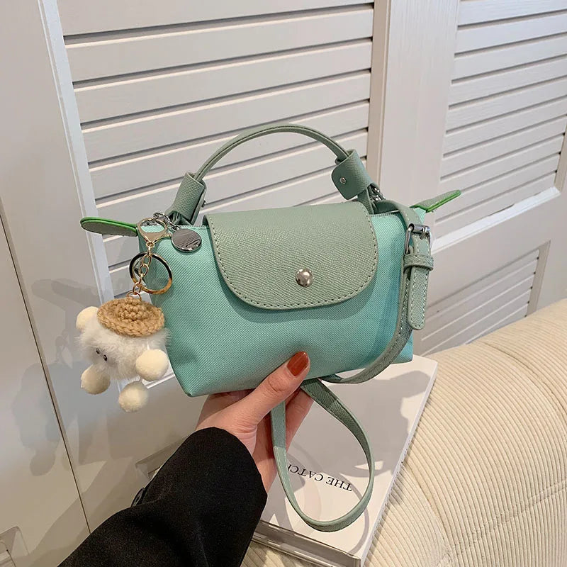 Compact Dumpling Handbag – Versatile Everyday Crossbody & Shoulder Bag