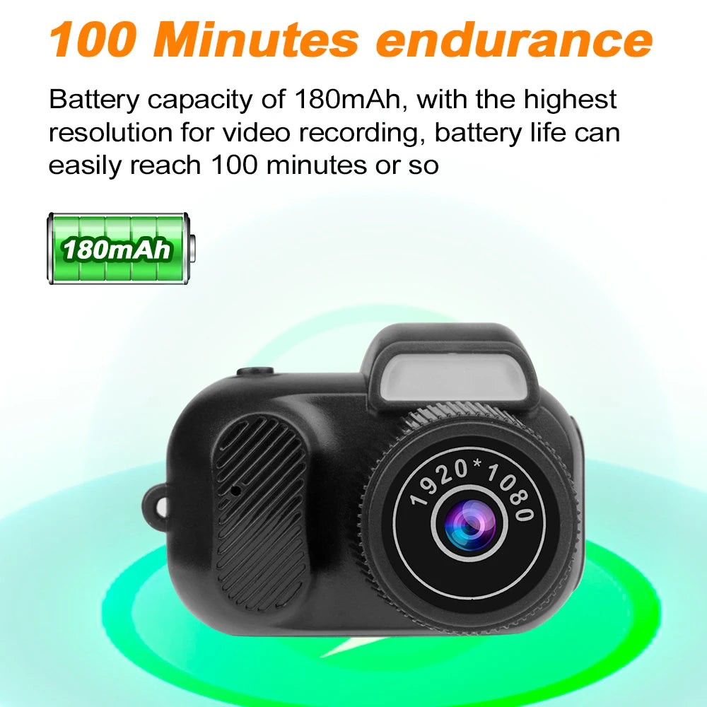 Y3000 Ultra-Compact 1080P HD Mini Digital Camera with 8 Creative Filters