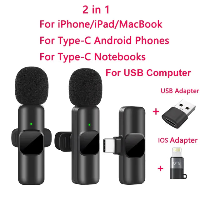 Wireless Microphone Sets for any Phone - LoveInTheBox