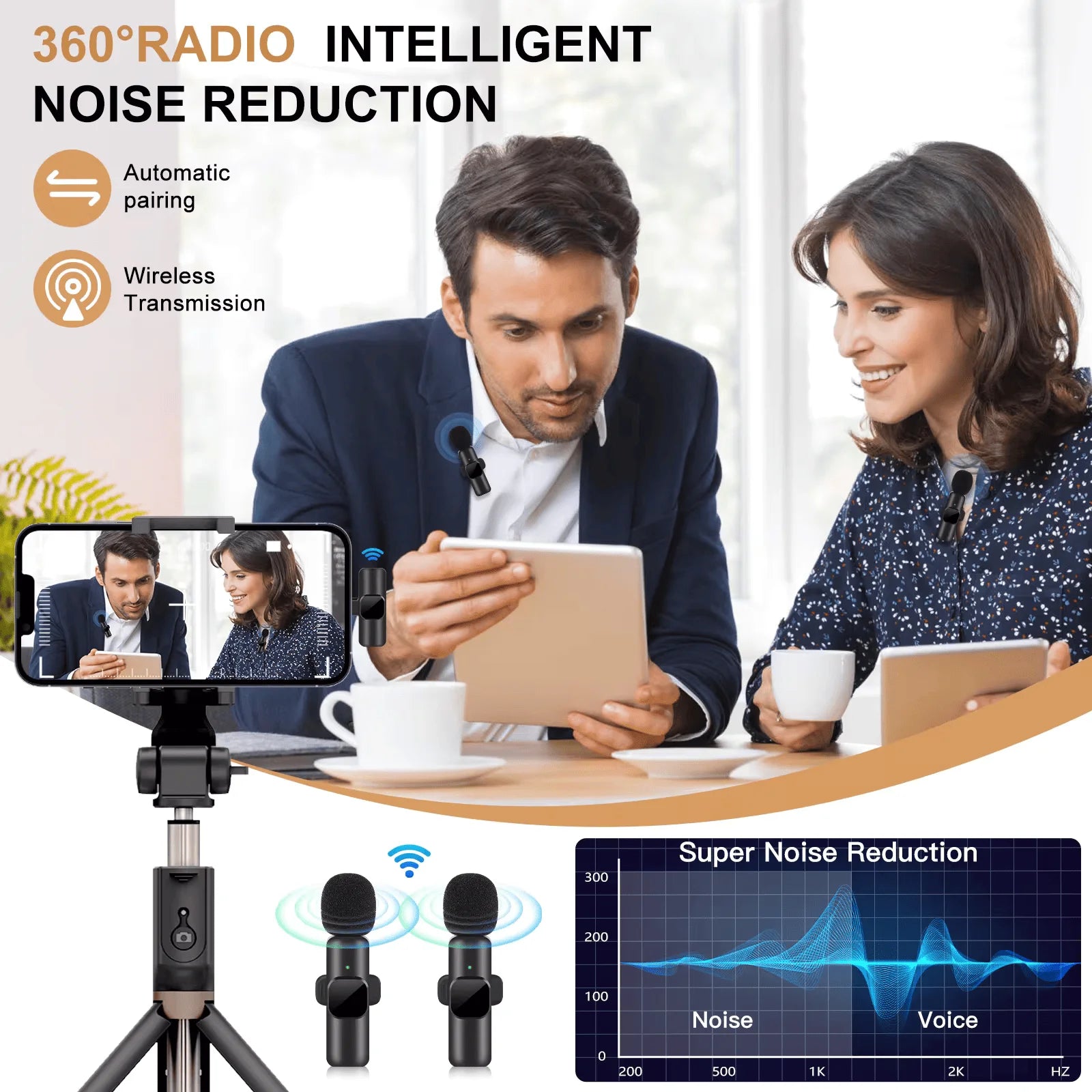 Wireless Microphone Sets for any Phone - LoveInTheBox