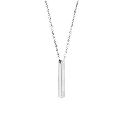 Engraved Pillar Necklace - LoveInTheBox