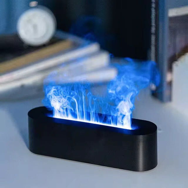 Eternal Flame Mood Air Diffuser/Humidifier with Air Cleaner - 7-Color Tranquility - LoveInTheBox