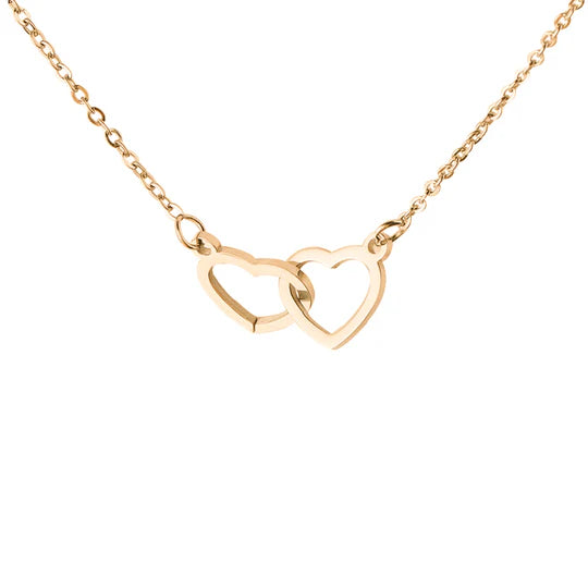 Engraved Heart Necklace - with real Rose Bear Giftbox - LoveInTheBox