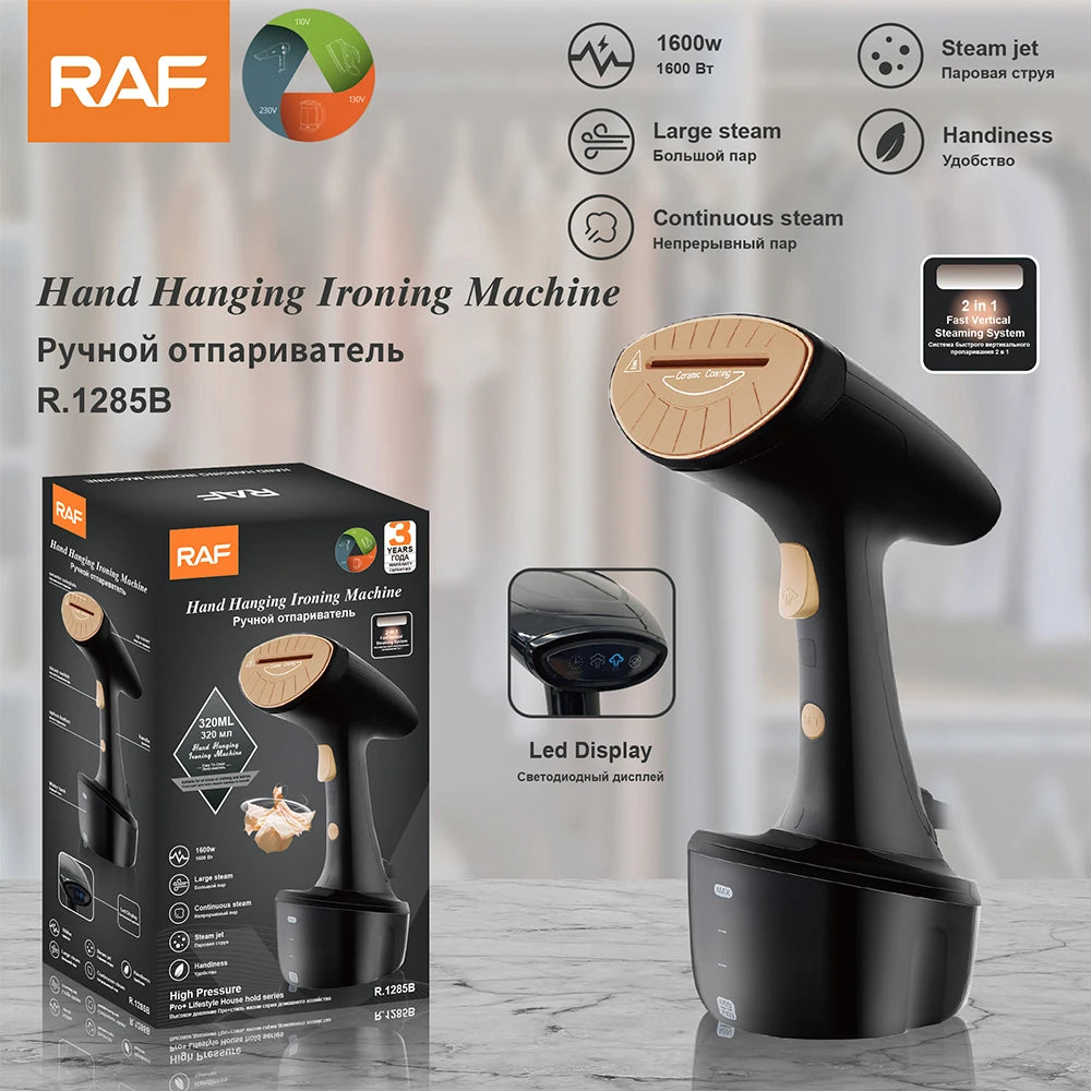 Handheld Garment Steamer 1600W – High-Pressure Portable Wrinkle Remover for Clothes & Fabrics