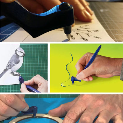 Gyro Cutting Tool – 360° Rotating, Precision Craft Knife for Scrapbooking & Vinyl Cutting