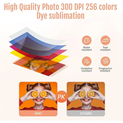 Wireless Wi-Fi Instant Photo Printer 4x6" - with 20 Sheets of Photo Paper