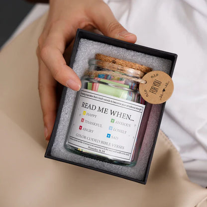 Handmade Bible Verses Jar for Emotions and Feelings - LoveInTheBox