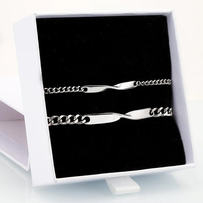 Infinity Engraved Bracelet Set - LoveInTheBox