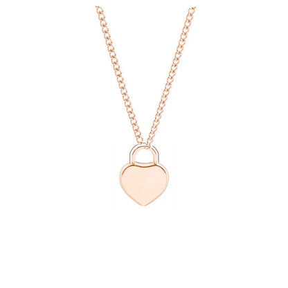 Initials Heart Pendant Necklace - LoveInTheBox