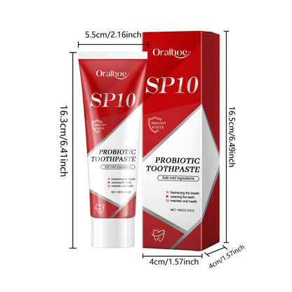 Probiotic Whitening Toothpaste SP-10 – Plaque Remover & Fresh Breath Formula (100g)