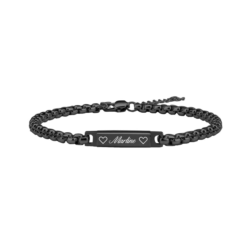 Personalized Engraved Bracelet Set - LoveInTheBox