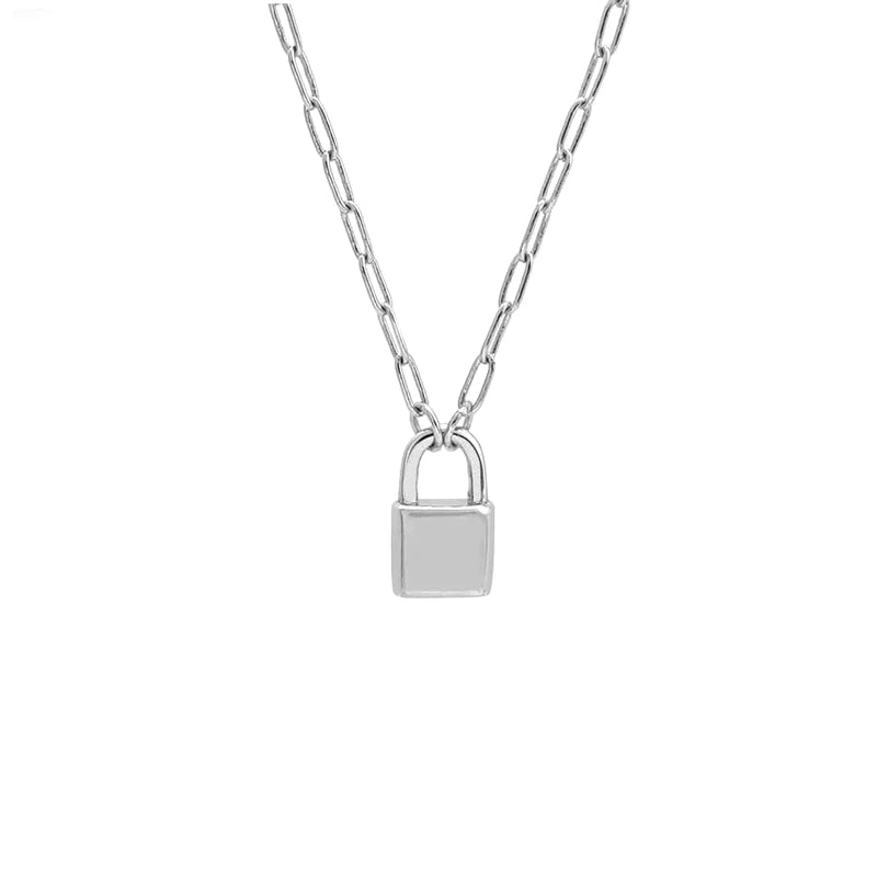 Personalized Lock Necklace - LoveInTheBox