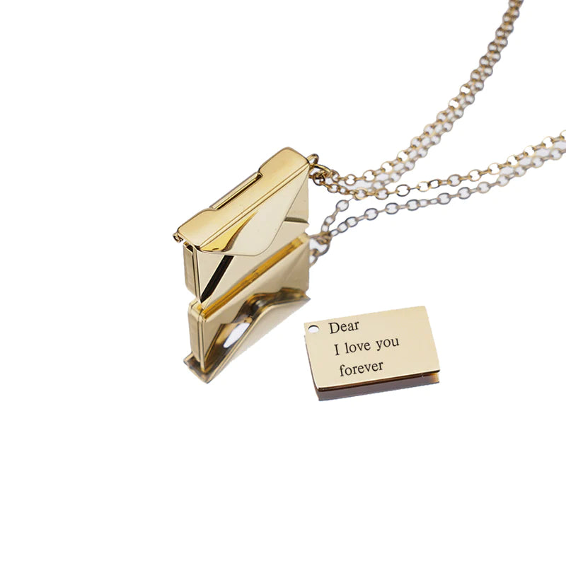 Personalized Love Letter Necklace - LoveInTheBox