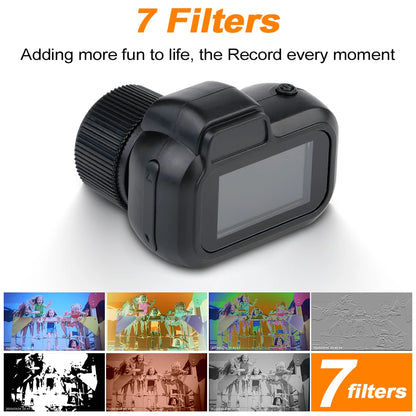Y3000 Ultra-Compact 1080P HD Mini Digital Camera with 8 Creative Filters