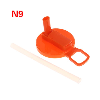 BPA-Free Soda Can Lids & Reusable Straws – Spill-Proof & Eco-Friendly