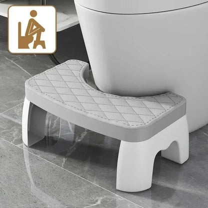 Ergonomic EasySquat – Waterproof & Non-Slip Toilet Foot Stool