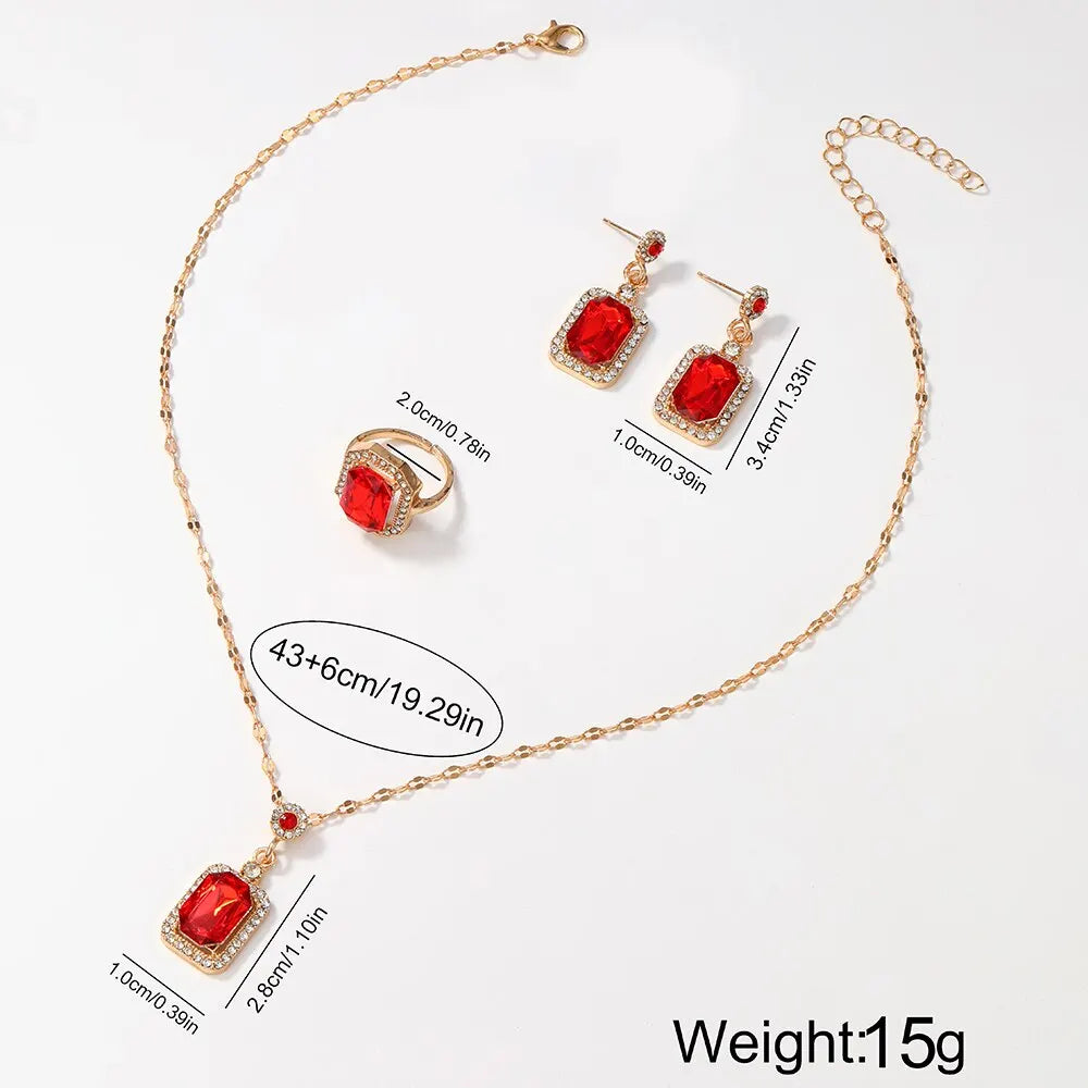 5-Piece Luxury Jewelry & Watch Set: Elegance for Every Occasion