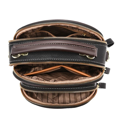 Elegant Multi-Compartment Mini Crossbody Bag for Women