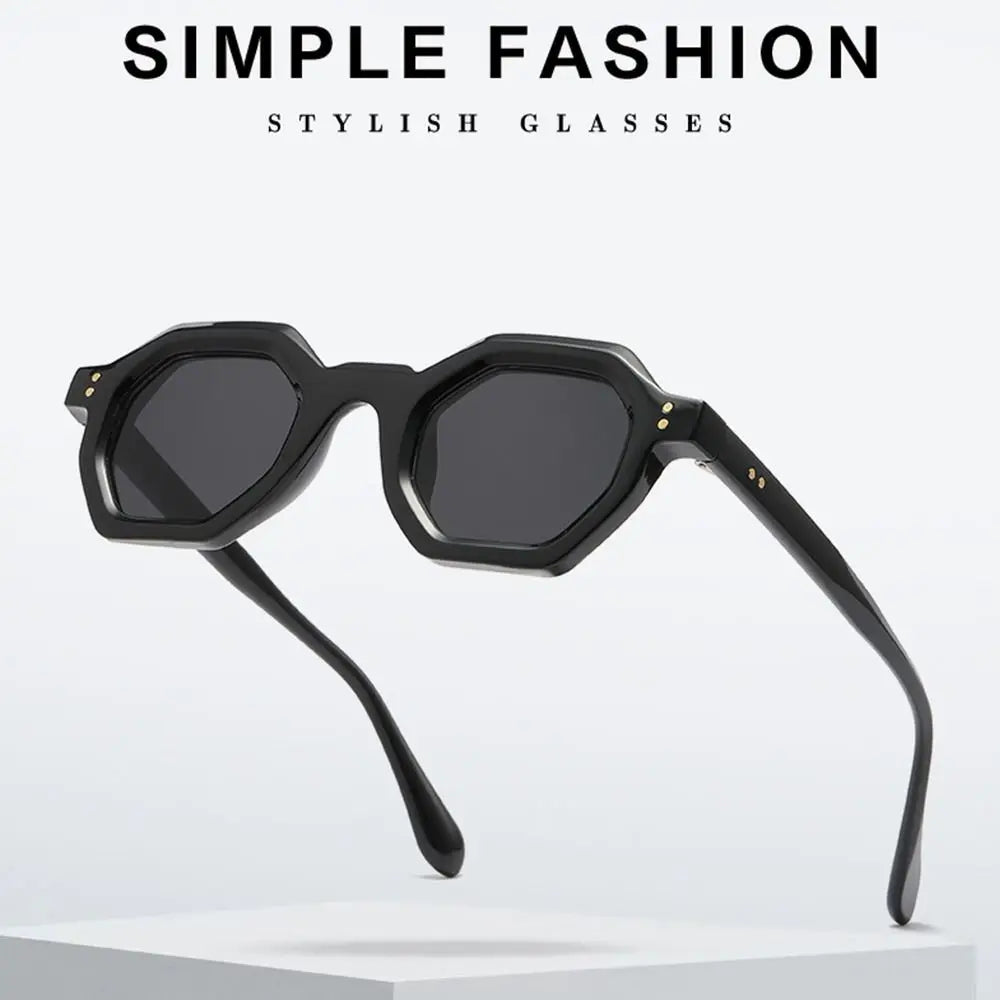 UV400 Hexagon Sunglasses – UV Blocking Retro & Sporty