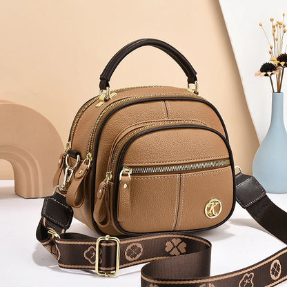 Elegant Multi-Compartment Mini Crossbody Bag for Women