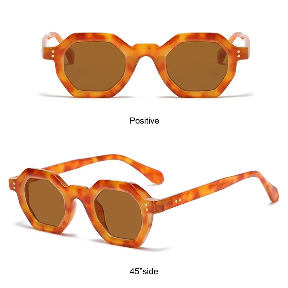 UV400 Hexagon Sunglasses – UV Blocking Retro & Sporty