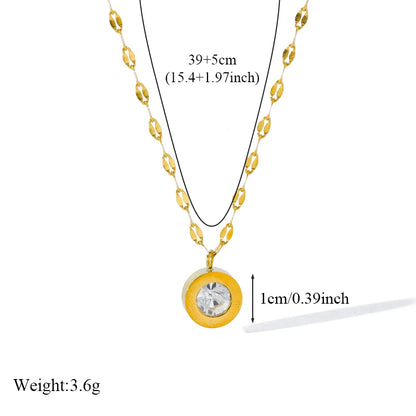 Roman Numeral Stainless Steel Jewelry Set: Elegant, Timeless, & Waterproof