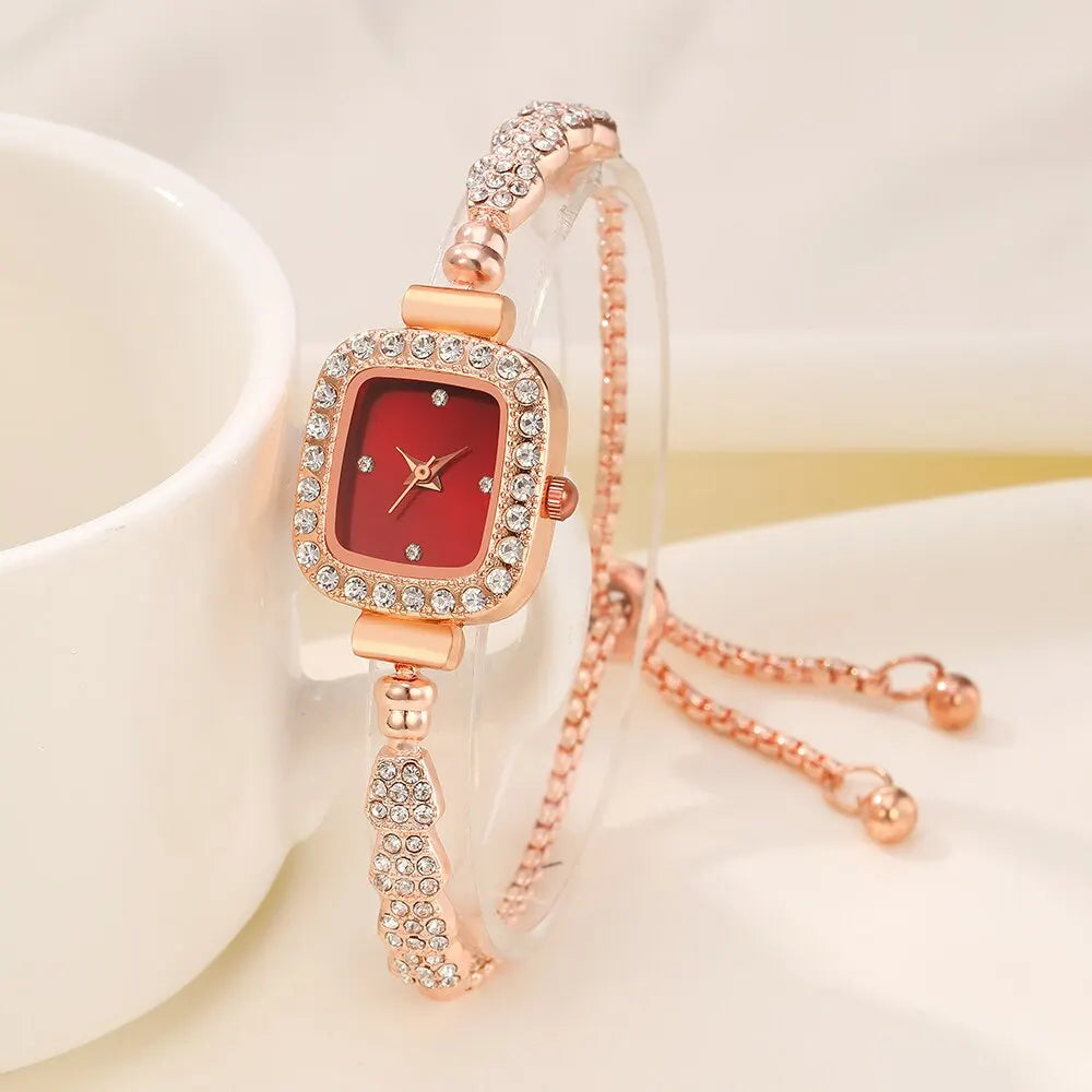 5-Piece Luxury Jewelry & Watch Set: Elegance for Every Occasion