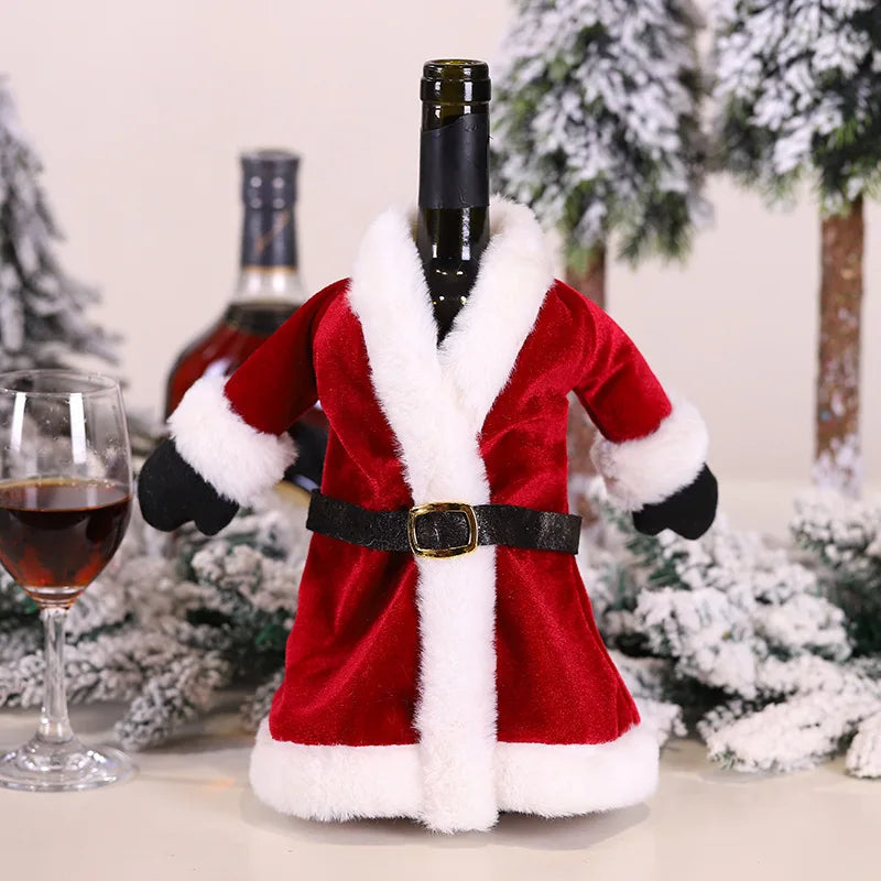 Festive Wine Bottle Covers – Christmas & Holiday Table Décor