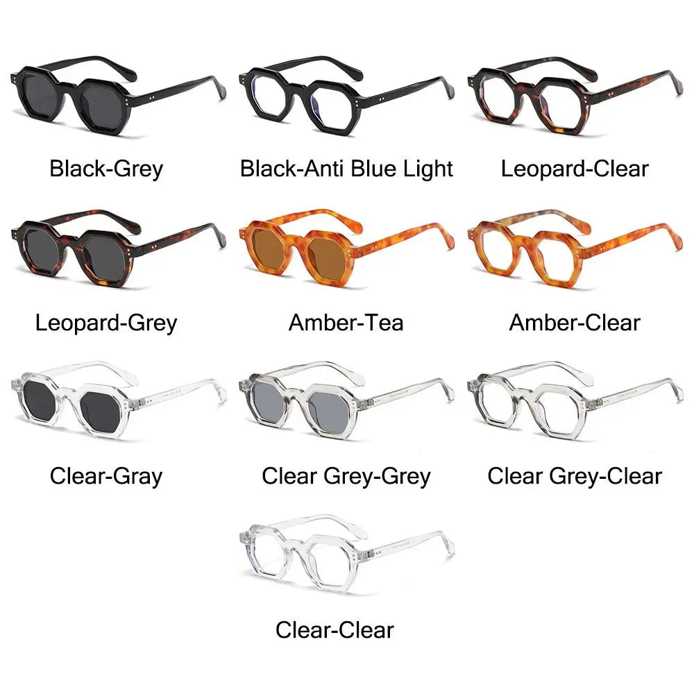UV400 Hexagon Sunglasses – UV Blocking Retro & Sporty