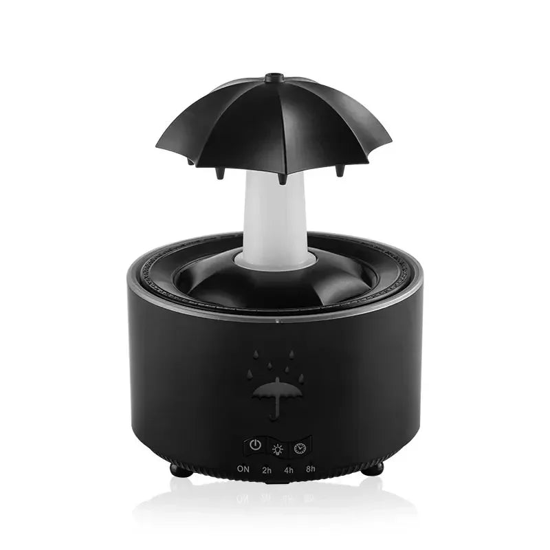 Raindrop Ultrasonic Humidifier with Rotating LED Lights
