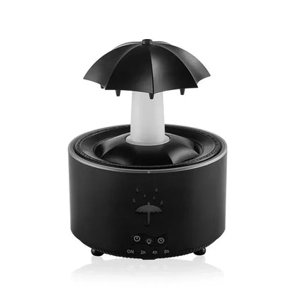 Raindrop Ultrasonic Humidifier with Rotating LED Lights