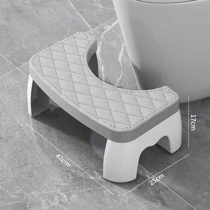 Ergonomic EasySquat – Waterproof & Non-Slip Toilet Foot Stool