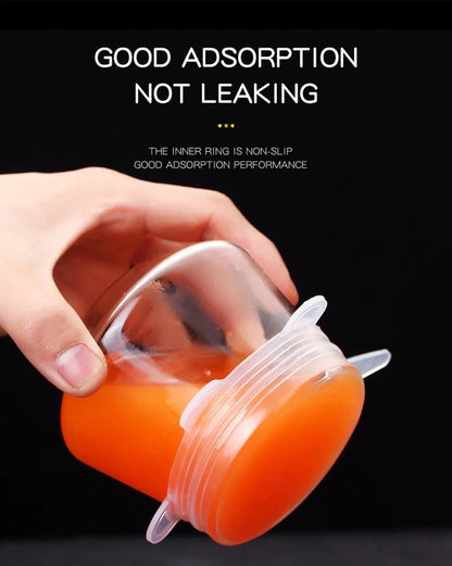 Reusable Silicone Stretch Lids – Universal Food Covers for Bowls & More