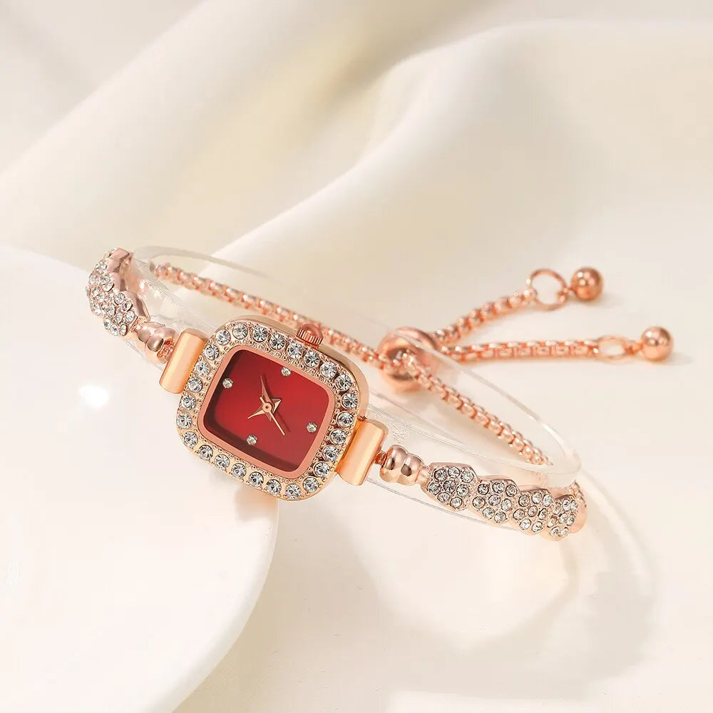 5-Piece Luxury Jewelry & Watch Set: Elegance for Every Occasion
