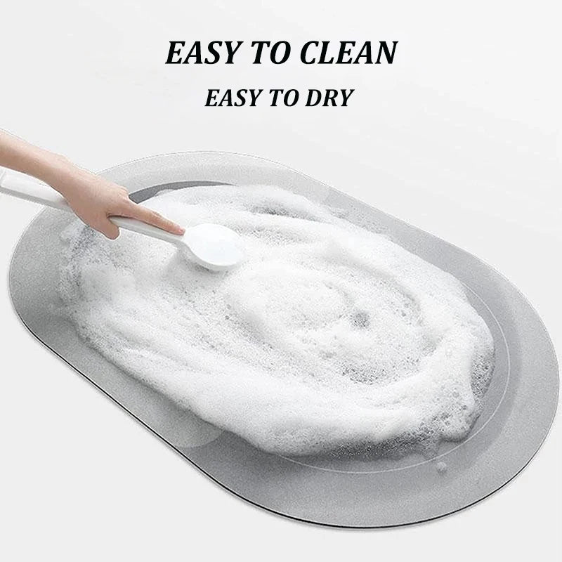 Magic Bath Mat – Quick-Dry, Non-Slip Absorbent Floor Mat for Bathroom & Home