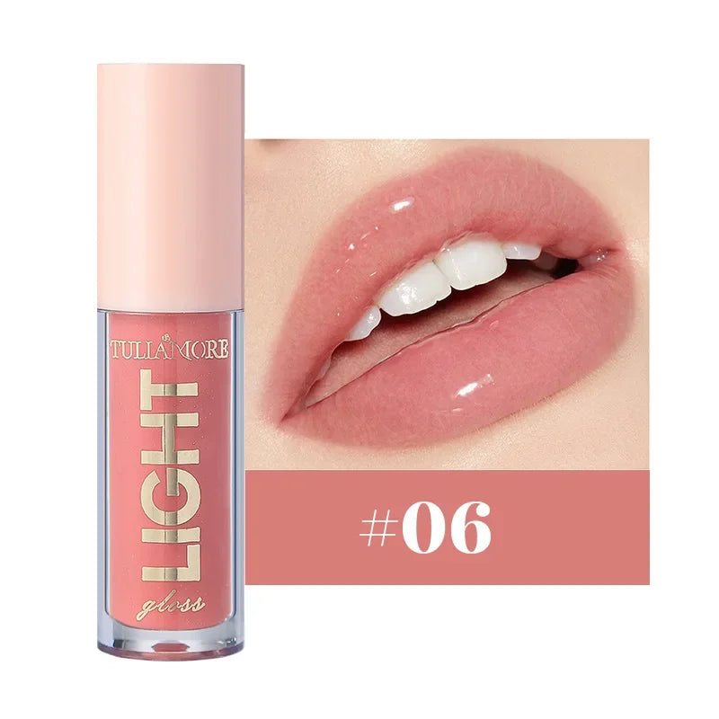Discover the ultimate lip care with our lightweight moisturizing lip gloss. Non-sticky, waterproof, and long-lasting, it hydrates and enhances your lips with a luminous shine in 12 stunning shades.