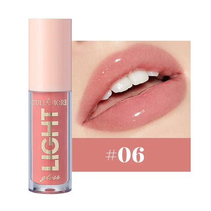 Discover the ultimate lip care with our lightweight moisturizing lip gloss. Non-sticky, waterproof, and long-lasting, it hydrates and enhances your lips with a luminous shine in 12 stunning shades.
