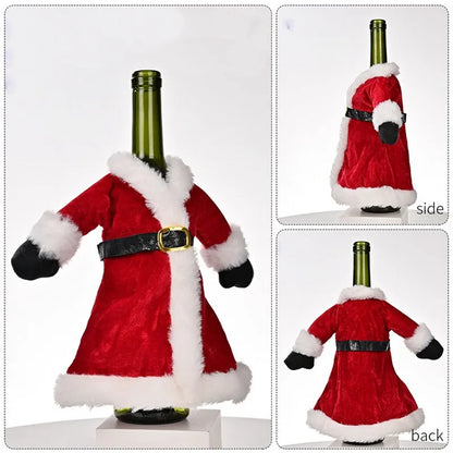 Festive Wine Bottle Covers – Christmas & Holiday Table Décor