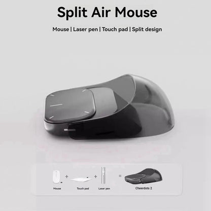 Premium Bluetooth Air Mouse with Detachable Touchpad & Laser Pointer