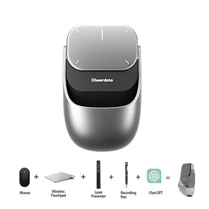 Premium All-in-One Wireless Touchpad & AI-Powered Presenter