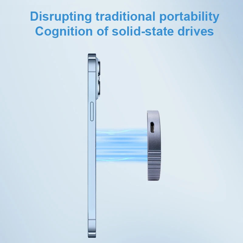 Ultra-Fast Magnetic SSD – 512GB/1TB/2TB | 10Gbps & 100W PD Fast Charging