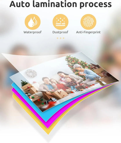 Wireless Wi-Fi Instant Photo Printer 4x6" - with 20 Sheets of Photo Paper