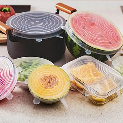 Reusable Silicone Stretch Lids – Universal Food Covers for Bowls & More