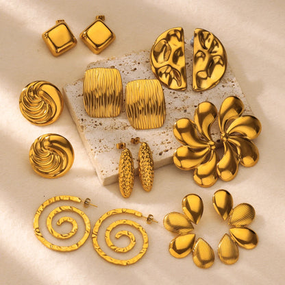 Geometric Gold Earrings Collection: Artistic Statement Jewelry for Any Occasion