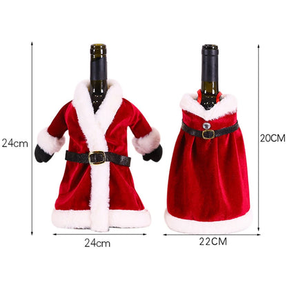 Festive Wine Bottle Covers – Christmas & Holiday Table Décor