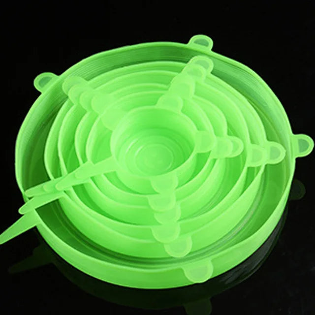 Reusable Silicone Stretch Lids – Universal Food Covers for Bowls & More