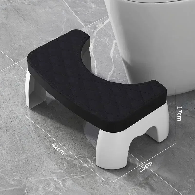 Ergonomic EasySquat – Waterproof & Non-Slip Toilet Foot Stool